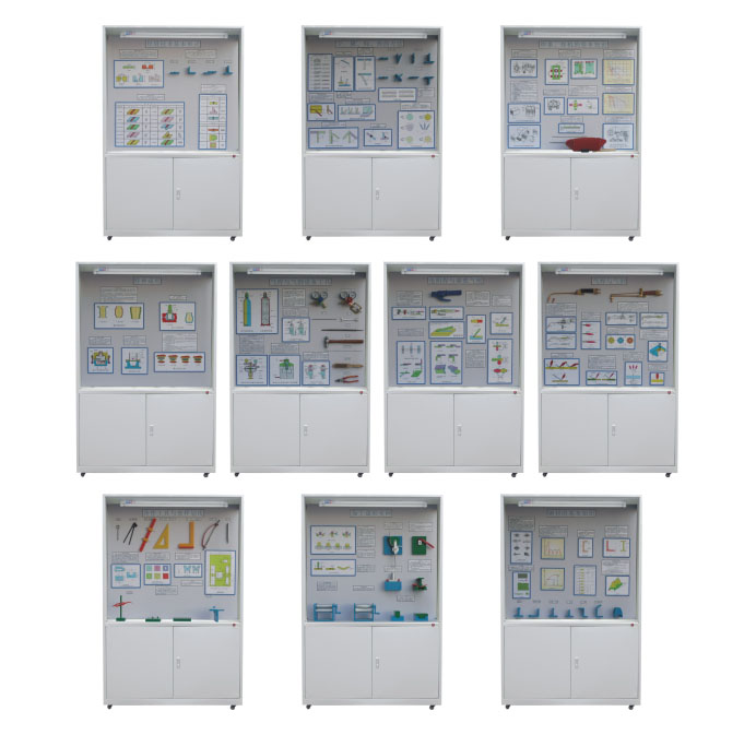 FZHM-10型《焊、鉚工工藝學(xué)》示教陳列柜