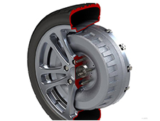 DYQC-52純電動車輪轂電機解剖模型